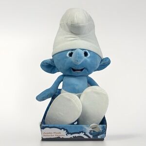 Smurfs Movie Jumbo Plush 20" 2013 Jakks Pacific New In Box Large Smurf